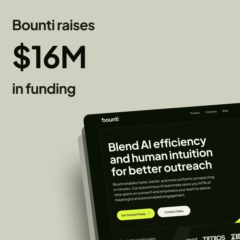 Bounti's Hello World Moment. Google Ventures Leads $16M in Funding