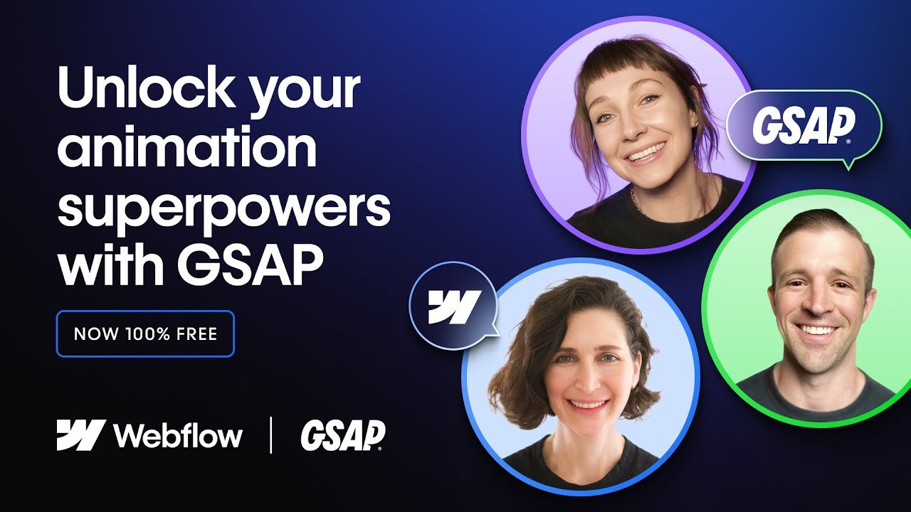 Webflow Just Made GSAP Free for Everyone - Here's Why It Matters 🚀