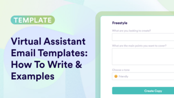 Virtual Assistant Email Templates: How To Write & Examples