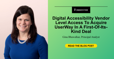 Digital Accessibility Vendor Level Access To Acquire UserWay In A First-Of-Its-Kind Deal
