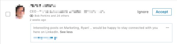 Rating Real Life LinkedIn Connection Requests