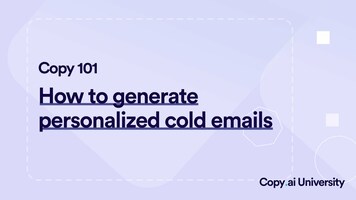 Write Personalized Emails to Linkedin Profiles With Copy.ai