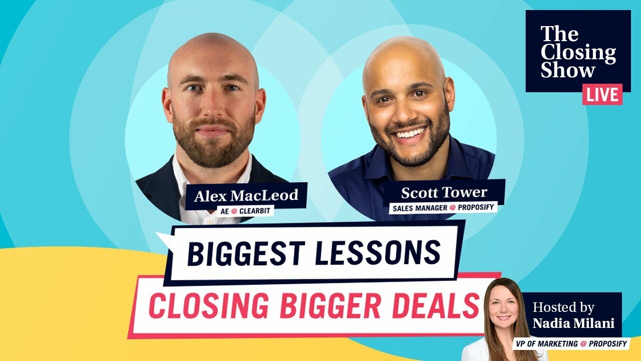 Biggest Lessons Learned For Closing Bigger Deals | The Closing Show Live Ep.1