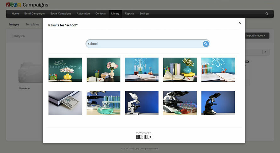 Add powerful visuals to your email campaigns. Zoho Campaigns integrates with Bigstock - Zoho Blog