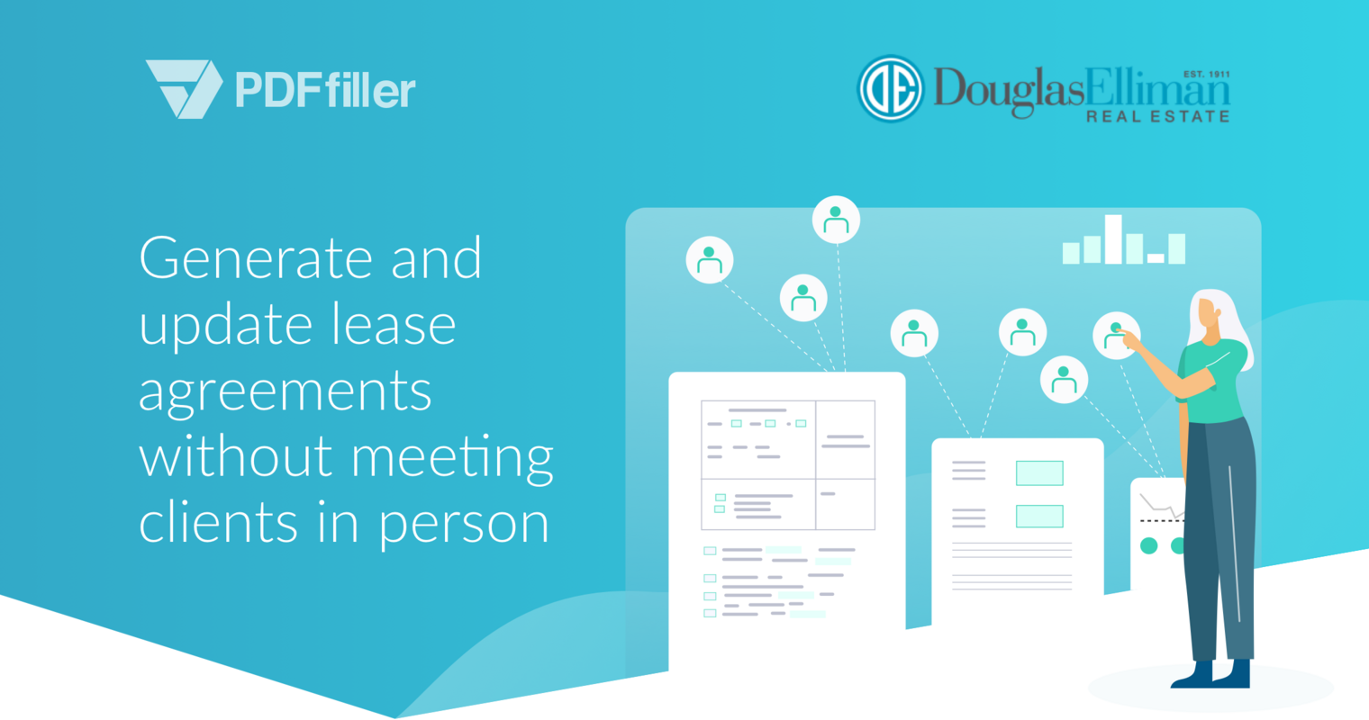 Reduce time spent on managing lease agreements online with PDFfiller