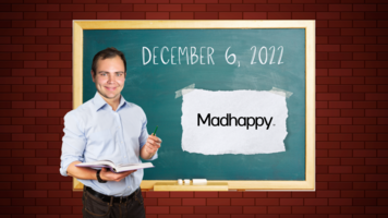 The one text that kickstarted the fashion brand, Madhappy -