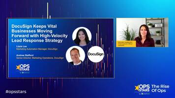Session: DocuSign Keeps Vital Businesses Moving Forward with High-Velocity Lead Response Strategy