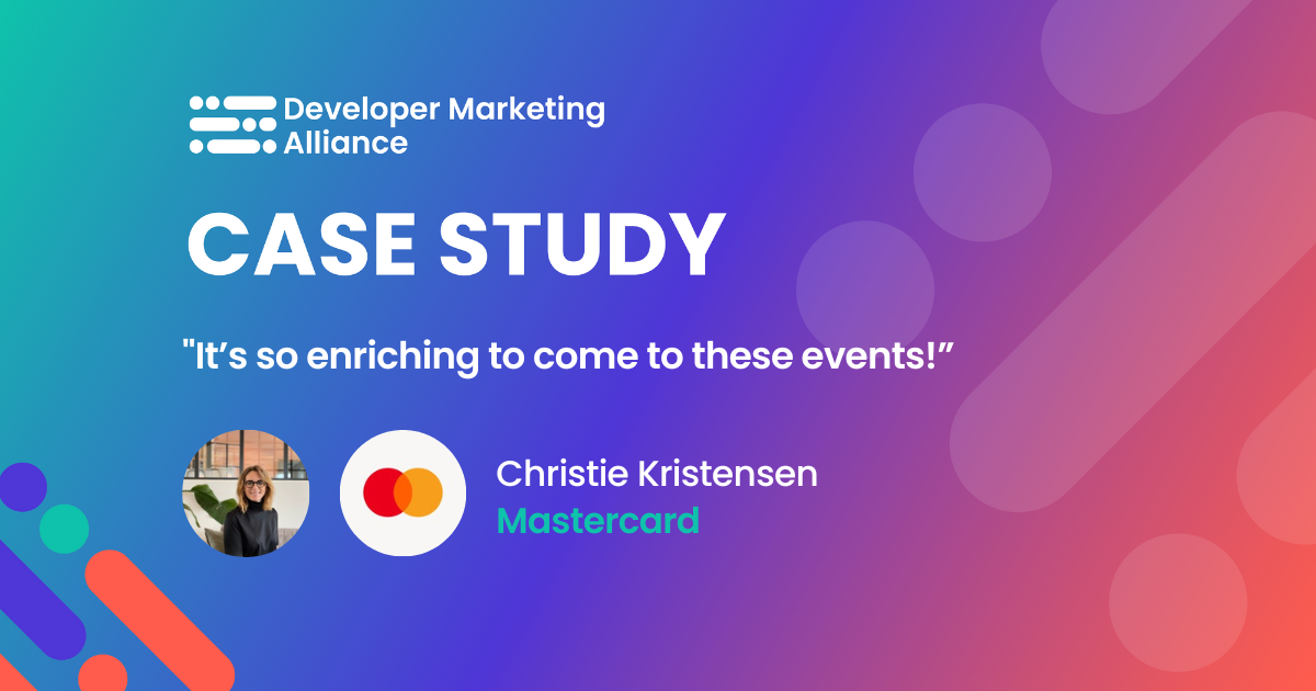 "It's so enriching to come to these events," Christie Kristensen, VP of Global DevRel at Mastercard