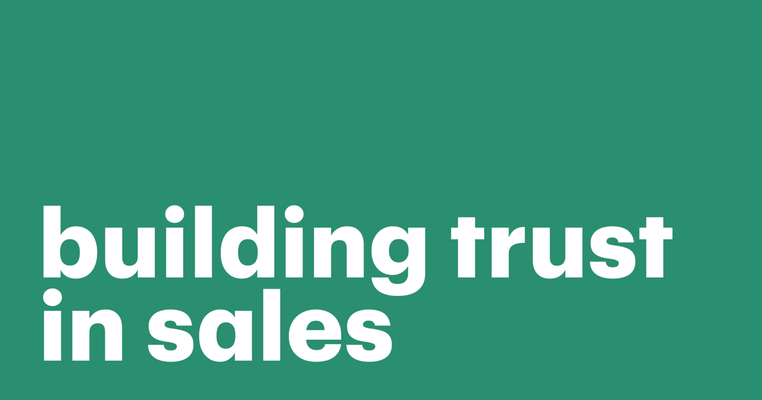 How do you build trust in sales? Here are five tips from PandaDoc