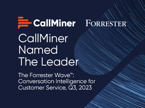The Forrester Wave™: Conversation Intelligence for Customer Service, Q3, 2023