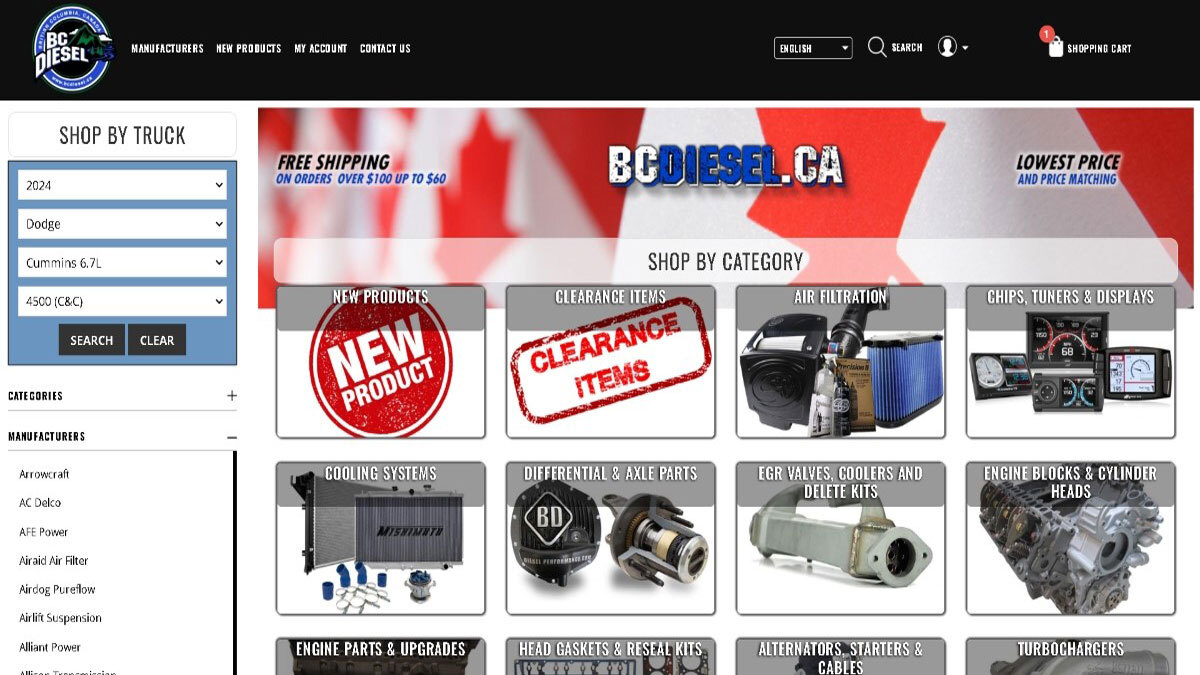 BC Diesel's Journey to Excellence: Upgrading to nopCommerce 4.60