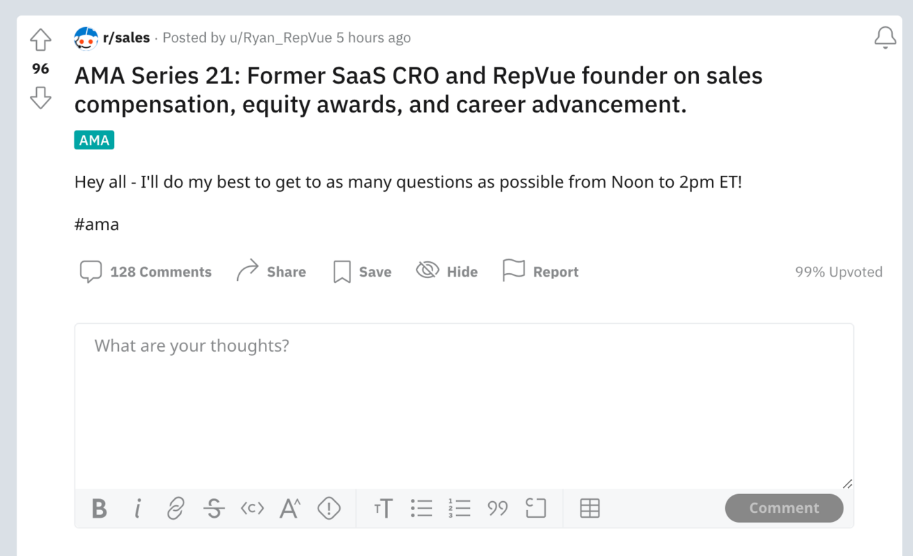 Ask Me Anything with RepVue CEO Ryan Walsh