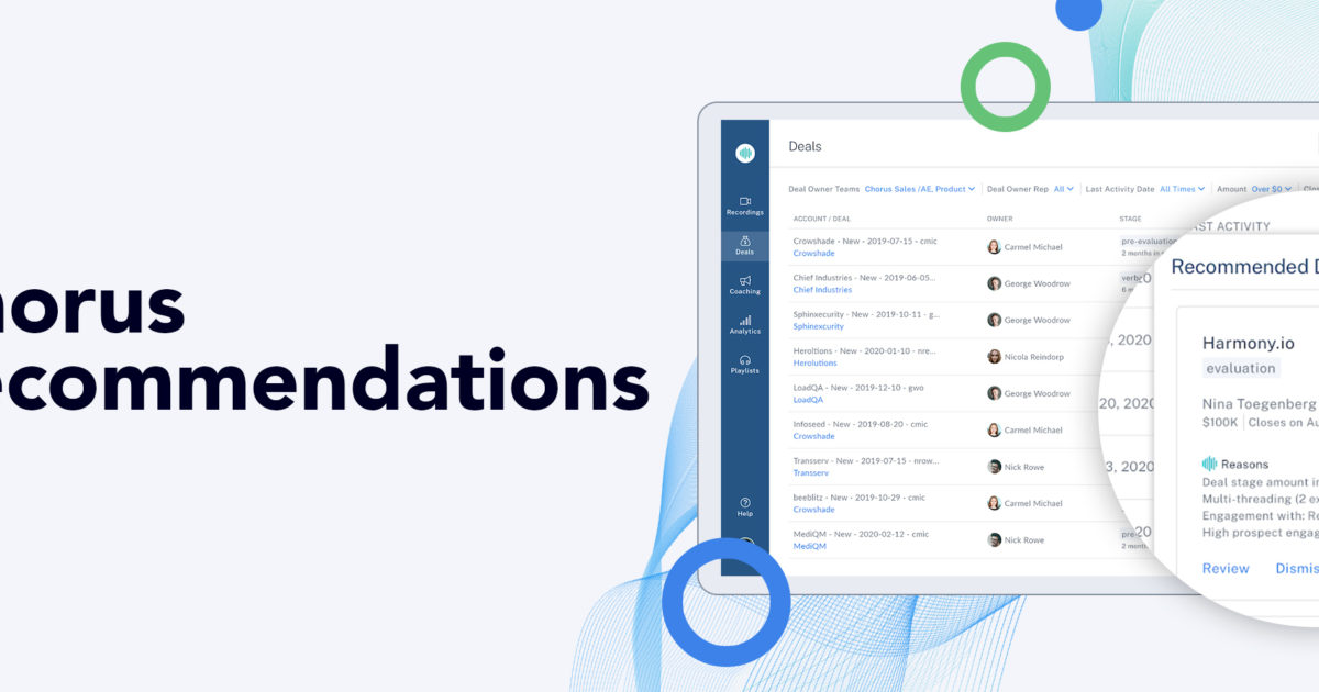 Announcing Chorus Recommendations: Translating...