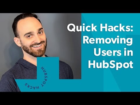 Quickly Remove or Deactivate Users from HubSpot