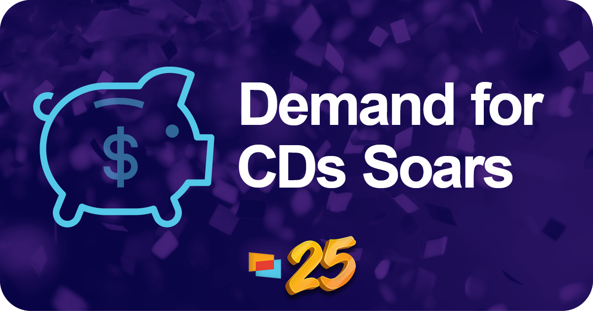 Demand for CDs Soars