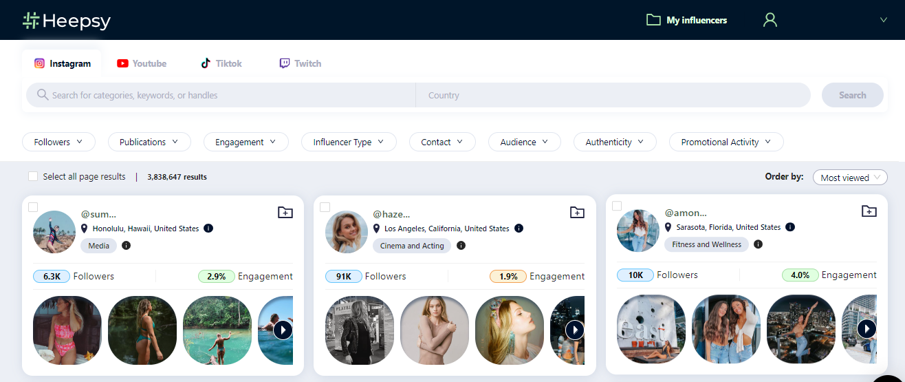 Top Heepsy alternatives for influencer marketing in 2023