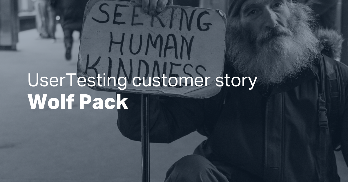 Wolf Pack + UserTesting