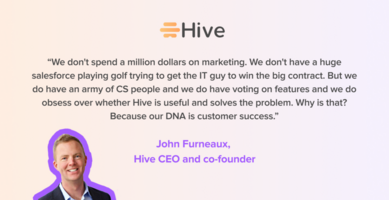 What's in Hive's DNA? Founder's Pioneering Role in Customer Success