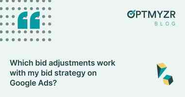 Which bid adjustments work with my bid strategy on Google Ads?
