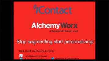 Stop Segmenting Start Personalizing