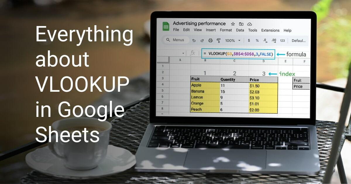 Everything about VLOOKUP in Google Sheets