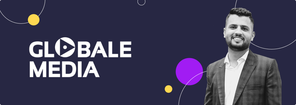 How 0 cent click cost led to Globale Media's revenue and profit growth?