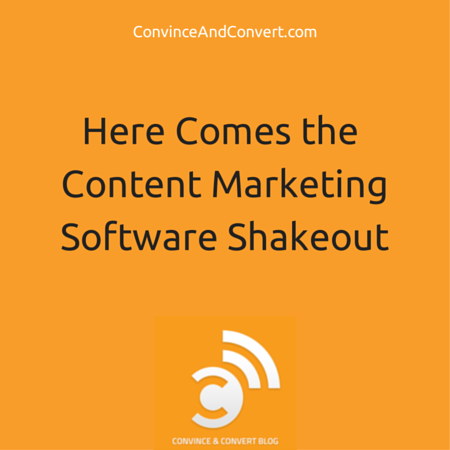 Here Comes the Content Marketing Shakeout