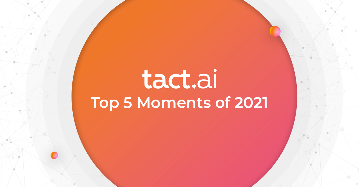 Top Five moments of 2021 at Tact.ai