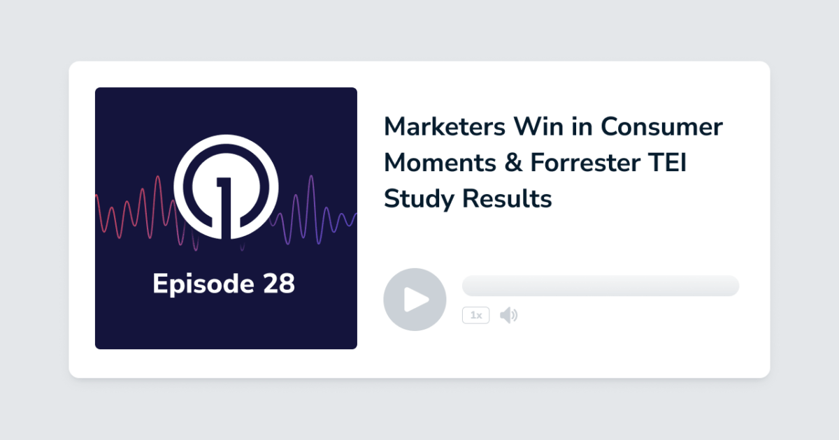 Marketers Win in Consumer Moments & Forrester TEI Study Results