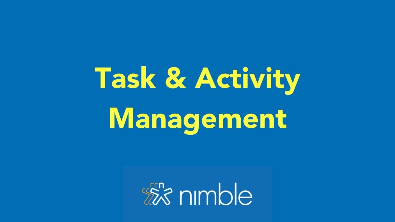 Task & Activity Management