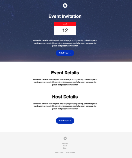 Virtual or In-person Event Invitation > Litmus