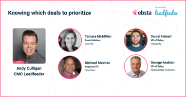 Getting it right sooner: Knowing which deals to prioritize