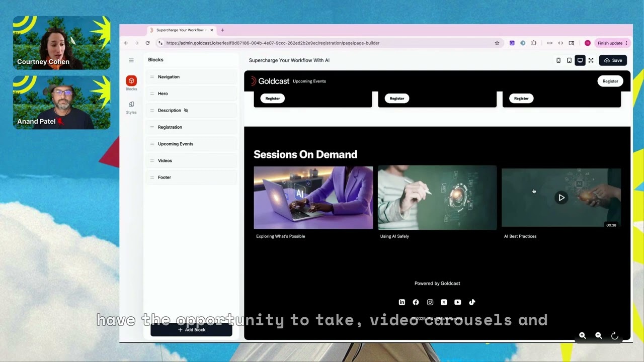 How to Showcase Podcasts with Goldcast Video Carousels - Goldcast
