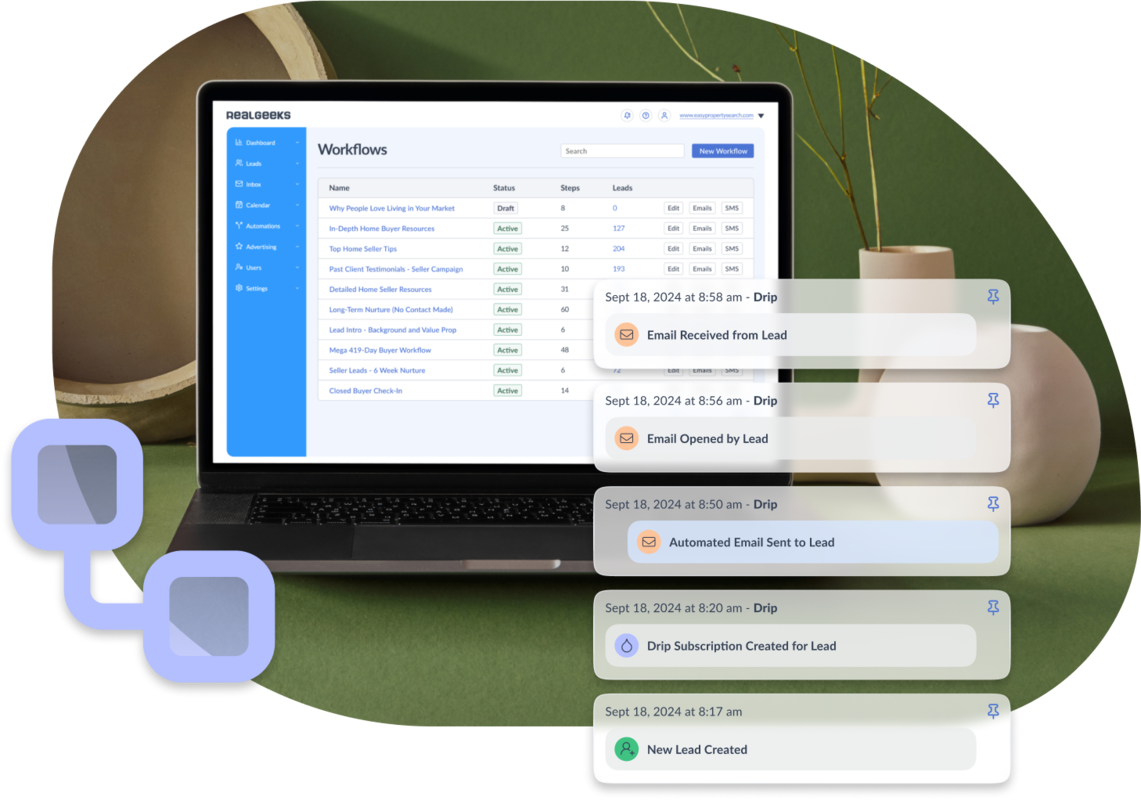 Boost Your Business with Real Geeks' Redesigned Automations