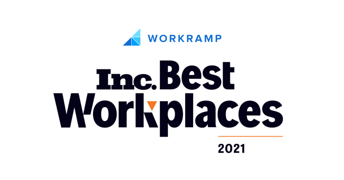 WorkRamp Named Winner of Best Startup Workplaces | WorkRamp