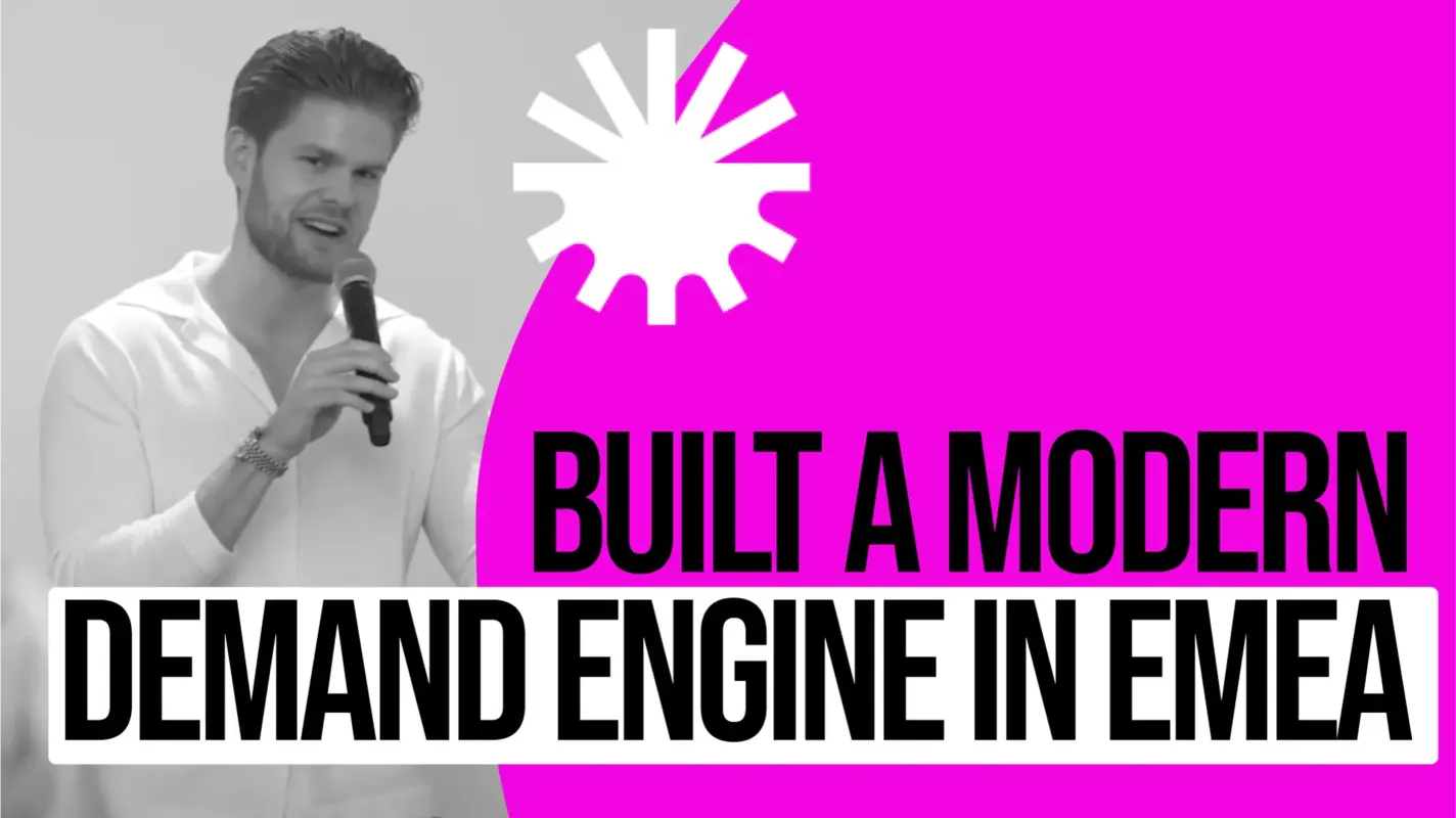 Goldenhour 2024 – Tim Rath: How to Build a Modern Demand Engine in EMEA (and Not Go to Jail) (Workshop)