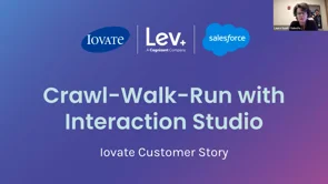 Crawl-Walk-Run with Interaction Studio