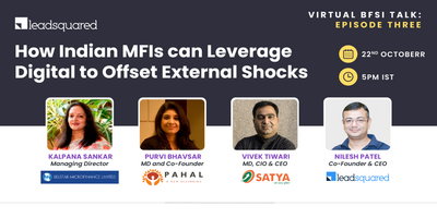 [Lending Roundtable Episode 3] How Indian MFIs can Leverage Digital to Offset External Shocks