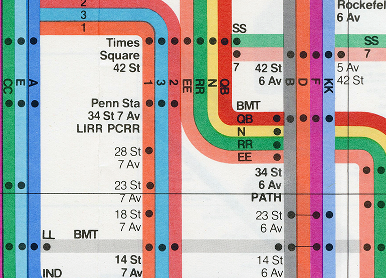 Graphic Design Legend Massimo Vignelli's NYC Subway Design