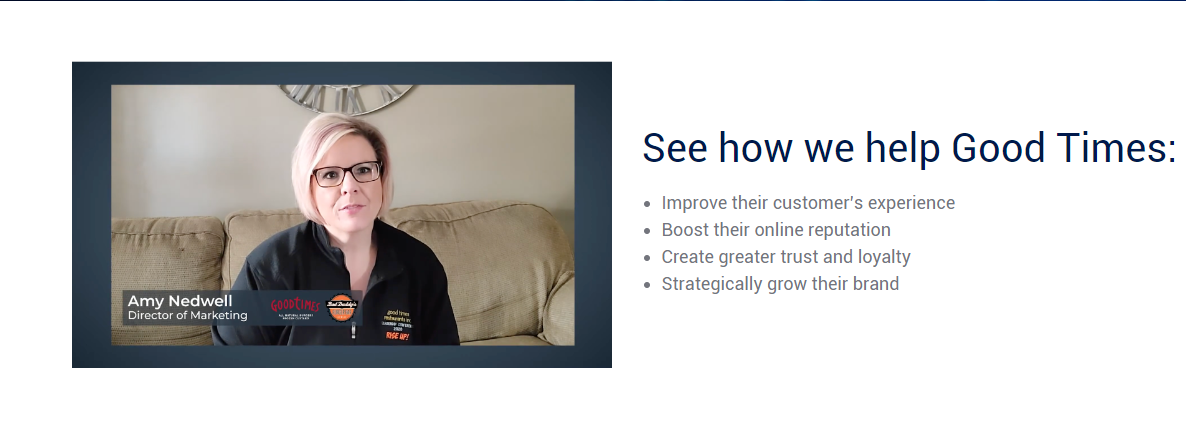 Testimonial: Good Times