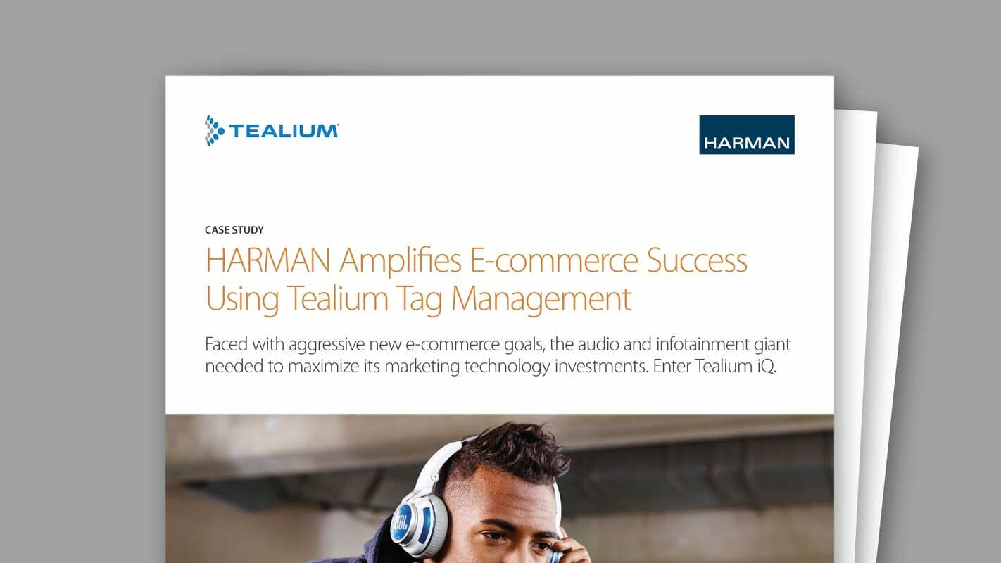 HARMAN Amplifies Success with Tealium Tag Management