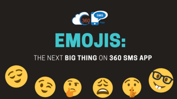 Emojis- The Next Big Thing on 360 SMS App