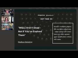 GTM Hot Takes Show - No More MQLs