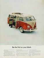 1962 Volkswagen Van "Be the first on your block" - Swipe File