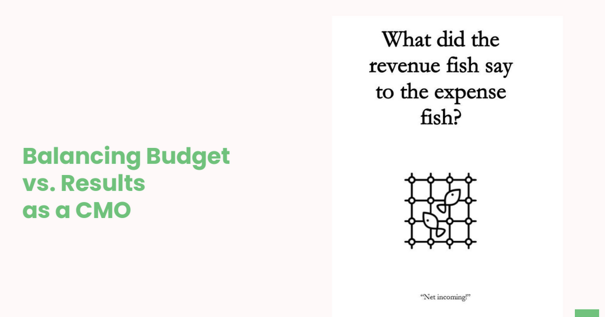 How to Balance Budget vs. Results (Slides)