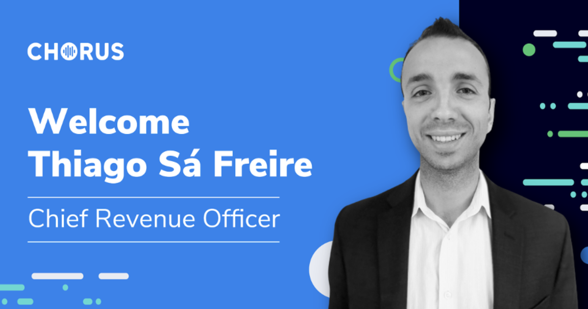 Welcoming Thiago Sá Freire