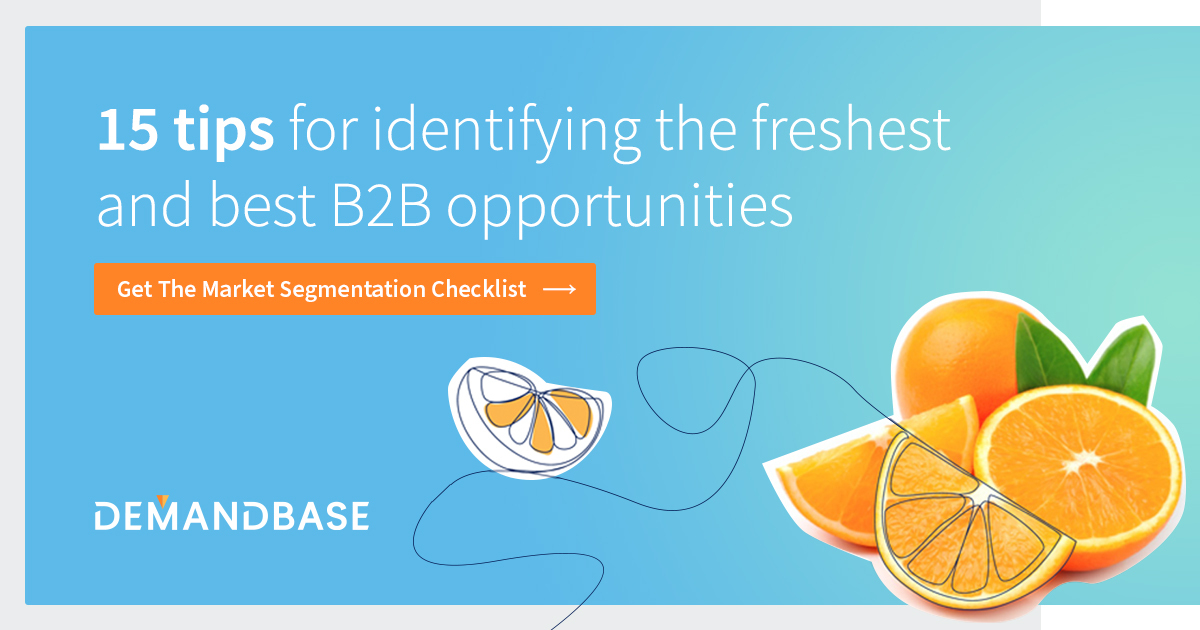15-Point Checklist for Healthy Market Segmentation | Account-Based Marketing – Demandbase