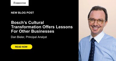 Bosch's Cultural Transformation Offers Lessons For Other Businesses