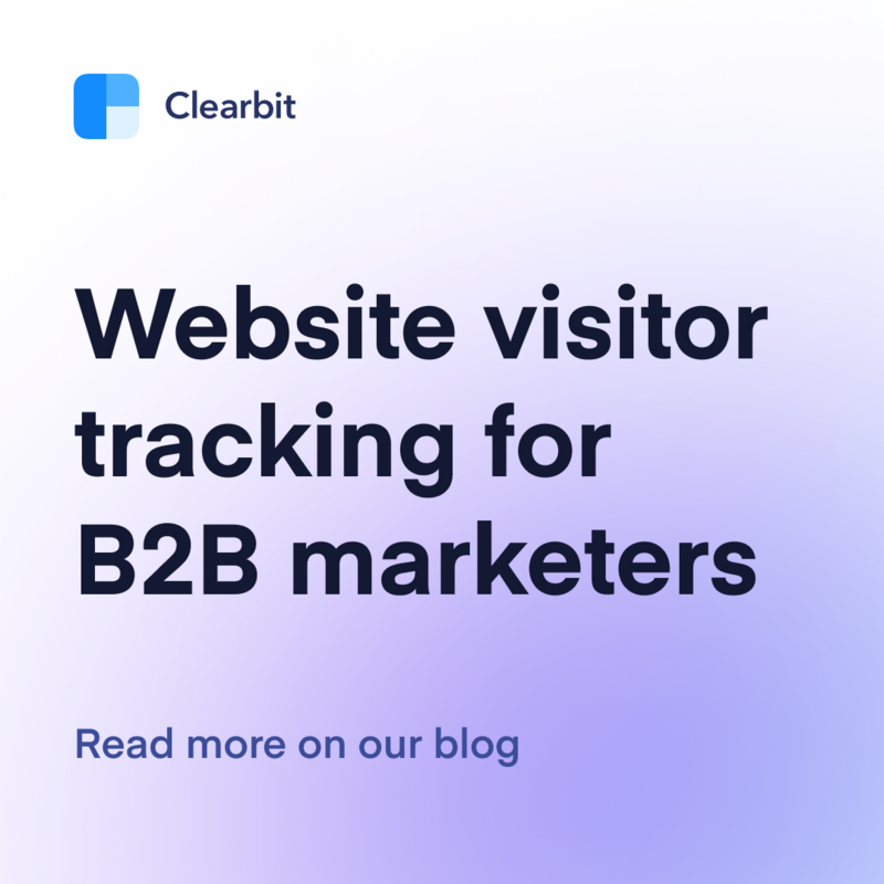 Website visitor tracking for B2B marketing: A beginner's guide