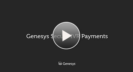 Genesys secure IVR payments